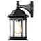 Nuvo Hopkins Outdoor Large Wall Lantern 1 Light Matte Black Finish 60/6118 - alternate 6